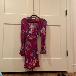 Printed floral Parker long sleeve dress